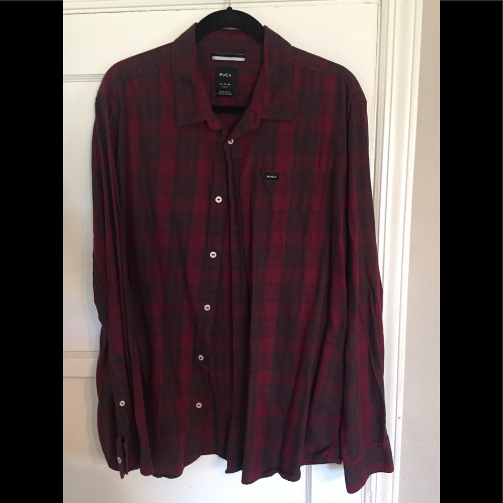 RVCA long sleeve button down